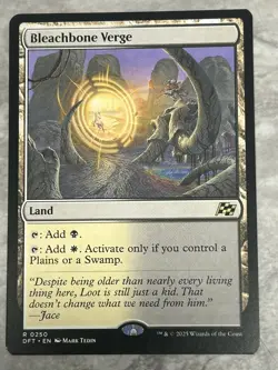 MTG, AETHERDRIFT: BLEACHBONE VERGE - RARE, DFT, REGULAR , NM - Image 1