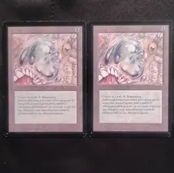 Magic The Gathering Living Wall Beta x2 Creature Colorless Anson Maddocks - Image 1