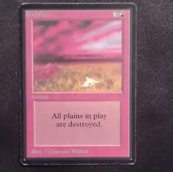 Magic: The Gathering Flashfires Beta Sorcery Red Dameon Willich - Image 1