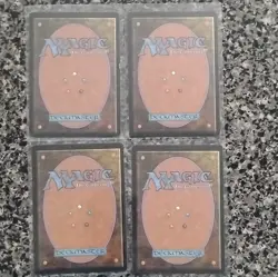 Magic The Gathering Craw Beta Wurm x4 Creature Green Daniel Gelon - Image 2