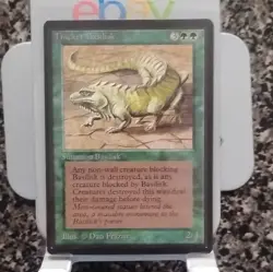 Magic: The Gathering Beta Thicket Basilisk Creature Green Dan Frazier 2/4 - Image 1