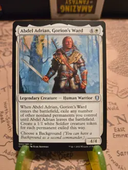 MTG Abdel Adrian, Gorion's Ward Battle for Baldur's Gate Regular Uncommon NM - Image 1