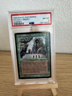*** Sylvan Library PSA 8 *** MTG - Legends - NM-MT Vintage Magic - Image 2