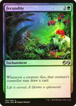 MTG FOIL Fecundity - Ultimate Masters #165 - Image 1