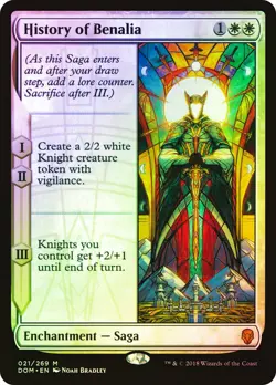 MTG FOIL History of Benalia - Dominaria #021 - Image 1