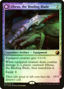 MTG FOIL Elbrus, the Binding Blade // Withengar Unbound - From the Vault: - Image 1