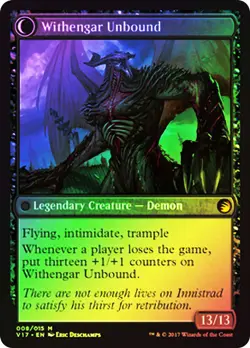 MTG FOIL Elbrus, the Binding Blade // Withengar Unbound - From the Vault: - Image 2