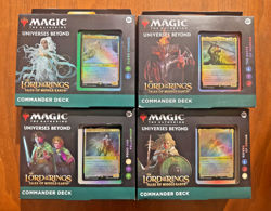 Lord of the Rings MTG Commander Deck Set – 4 Deck Set – SEALED - NM 195166205052 - Image 1