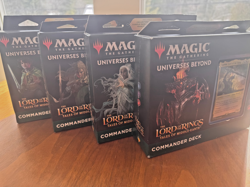 Lord of the Rings MTG Commander Deck Set – 4 Deck Set – SEALED - NM 195166205052 - Image 4