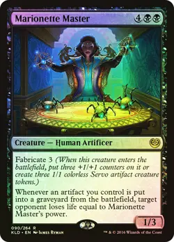 MTG FOIL Marionette Master - Kaladesh #090 - Image 1