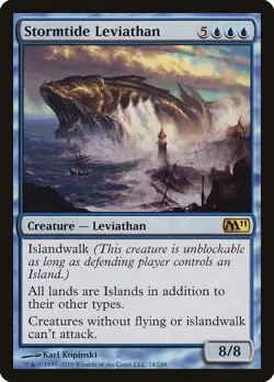 MTG Stormtide Leviathan - Magic 2011 #074 - Image 1