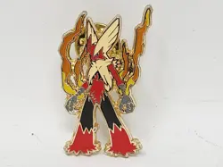 Pokemon Mega Blaziken Official Enamel Collector's Pin 1.5-inch - Image 1