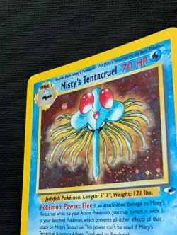 Pokemon Misty's Tentacruel Gym Heroes Holo Rare Card 10/132 Holo - Image 2