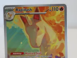 Rapidash 189/182 - Pokemon Destined Rivals SV10 - Illustration Rare IR - NM - Image 2