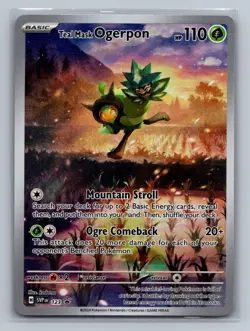 Teal Mask Ogerpon 123 Holo Promo Scarlet & Violet Promo Pokemon Near Mint - Image 1