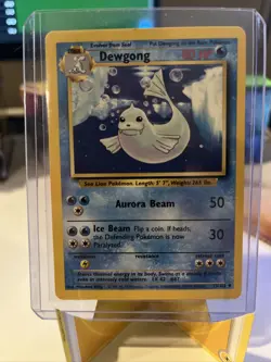 Pokemon TCG Dewgong Base Set 25/102 Regular Unlimited Uncommon Lightly Played - Image 1