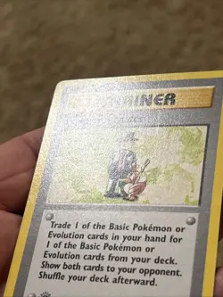 Pokemon Trader 77/102 (1st Edition) Base Set (Shadowless) (Never Played) *NM* - Image 2