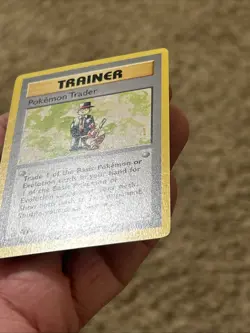 Pokemon Trader 77/102 (1st Edition) Base Set (Shadowless) (Never Played) *NM* - Image 3