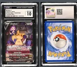 2022 Pokemon Brilliant Stars Mimikyu V Trainer Gallery Holo #TG16/TG30 CGC 10 - Image 1