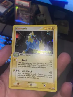 Manectric 7/106 Pokemon Ex Emerald Reverse Holo Stamped LP+/NM- - Image 5