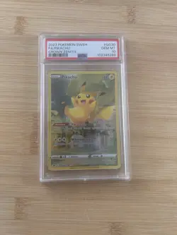 2023 Pokemon SWSH Crown Zenith Pikachu Galarian Gallery #GG30/GG70 PSA 10 - Image 1