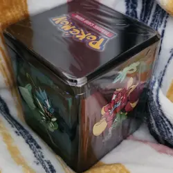 Pokemon Ogerpon Stacking Tin 2025 TCG Box 3 Booster Packs 2 Sticker Sheets - Image 3