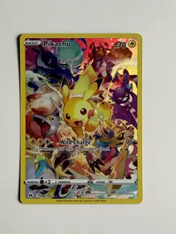 2023 POKEMON SWORD & SHIELD CROWN ZENITH 160/159 FULL ART PIKACHU NEAR MINT/NM - Image 1