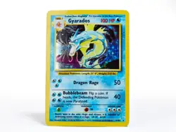 POKEMON * GYARADOS * HOLO RARE MP Scratches 1999 Wizards #6 6/102 TCG M52 - Image 1