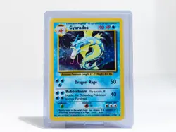 POKEMON * GYARADOS * HOLO RARE MP Scratches 1999 Wizards #6 6/102 TCG M52 - Image 4