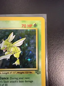 Pokemon TCG Scyther Jungle 10/64 Unlimited Holo Rare LP - Image 4