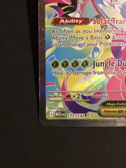 Pokemon TCG Mega Venusaur Ex 177/132 English NM Mega Evolution Fresh From Pack🔥 - Image 5