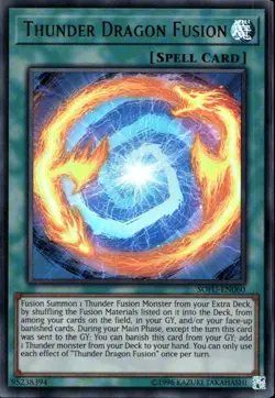 Thunder Dragon Fusion Unl Ed Ultra Rare SOFU-EN060 Yu-Gi-Oh! - Image 1