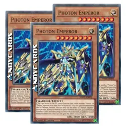 3x PHOTON EMPEROR • (Imperatore Fotonico) • Comune • PHHY EN001 • 1Ed • YUGIOH! - Image 1