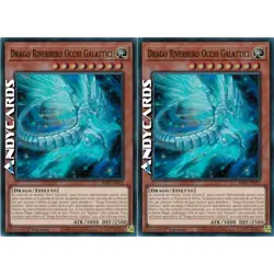 2x DRAGO RIVERBERO OCCHI GALATTICI • Super R • RA01 IT017 • 1Ed • Yugioh! - Image 1