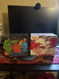 Pokemon Scarlet & Violet Paldea Evolved & White Flare Elite Trainer SEALED ETB - Image 1