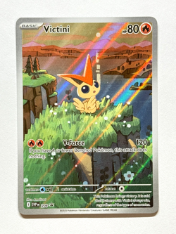 Pokemon TCG Victini SVP 208 Promo Illustration Rare Scarlet & Violet Promos - Image 1