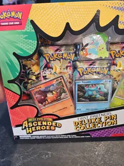 Pokemon TCG Mega Evolution Ascended Heroes First Partners Deluxe Pin Collection - Image 2