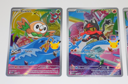 Pokemon First Partner Illustration Collections Rowlet 43 Litten 44 Popplio 45 - Image 2