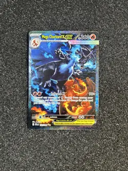 Pokemon Mega Charizard X 125/094 Phantasmal Flames Holo 🤩 PACK FRESH NM 🤩 - Image 1