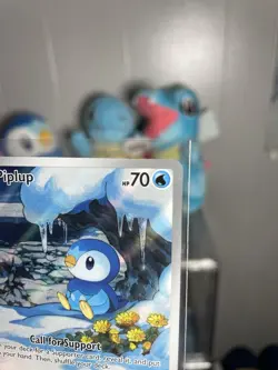 Pokemon TCG: Piplup - Illustration Rare Holo ME02: Phantasmal Flames 098/094 NM - Image 3