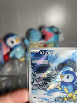 Pokemon TCG: Piplup - Illustration Rare Holo ME02: Phantasmal Flames 098/094 NM - Image 4