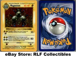 1999 Pokemon, Base Set Shadowless, #9/102 Magneton, Holo Rare - Image 1