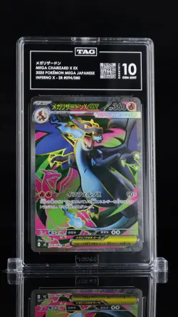 Pokemon MEGA Japanese Mega Charizard X ex TAG Gem Mint 966 TAG 10 #094/080 - Image 1