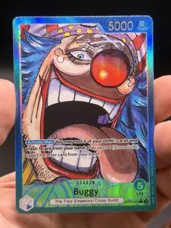 Buggy OP09-042 Leader Emperors In The New World One Piece English NM - Image 3