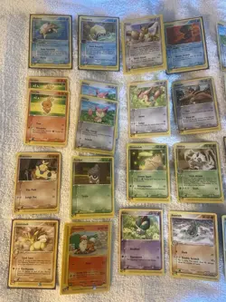 Nintendo Pokemon TCG 2003 Card Lot 25 Cards Kabuto Omanyte Eevee Torchic Skitty - Image 1