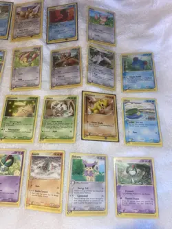Nintendo Pokemon TCG 2003 Card Lot 25 Cards Kabuto Omanyte Eevee Torchic Skitty - Image 2