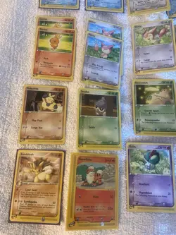 Nintendo Pokemon TCG 2003 Card Lot 25 Cards Kabuto Omanyte Eevee Torchic Skitty - Image 3