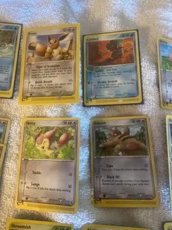 Nintendo Pokemon TCG 2003 Card Lot 25 Cards Kabuto Omanyte Eevee Torchic Skitty - Image 5