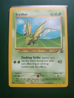 Pokemon TCG Card - Scyther (45/53 Black Star Promo WotC 1999 Vintage English) - Image 1