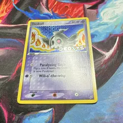 Pokemon TCG Duskull 58/107 EX Deoxys Reverse Holo Common Card 2005 - Image 4